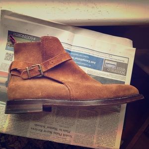 Ralph Lauren polo brown suede boot